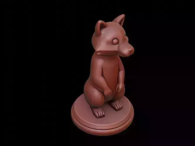 Raccoon Figure Printable 3D print model