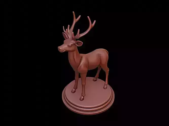 Roe Deer Figure Printable