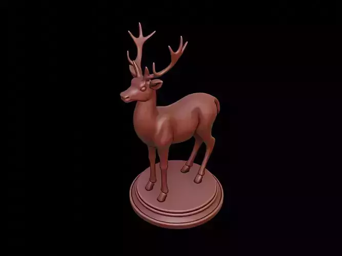 Roe Deer Figure Printable