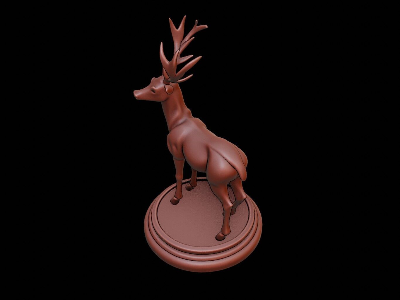 Roe Deer Figure Printable 3D print model_1
