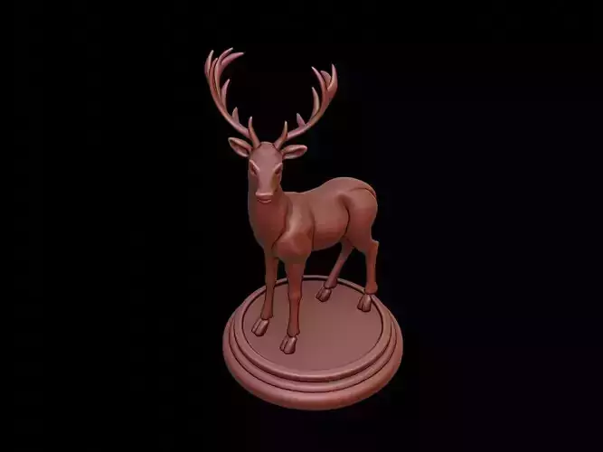 Roe Deer Figure Printable