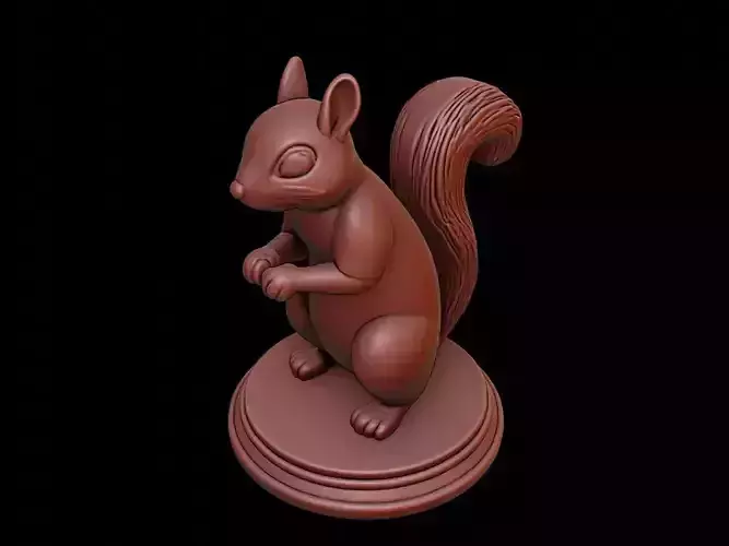 Squirrel Figure Printable