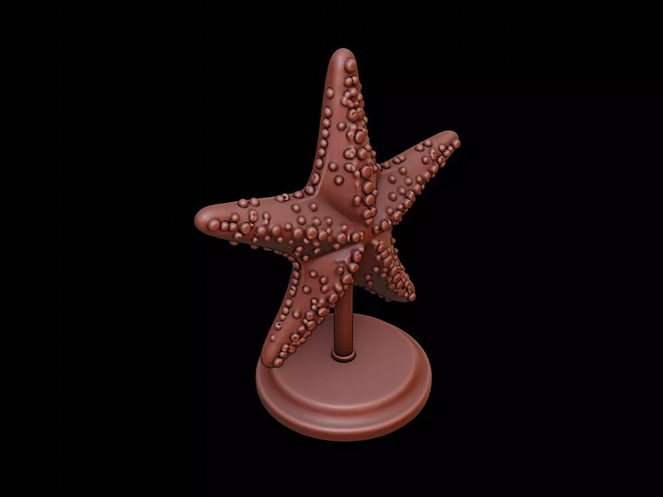 Starfish Figure Printable 3D print model
