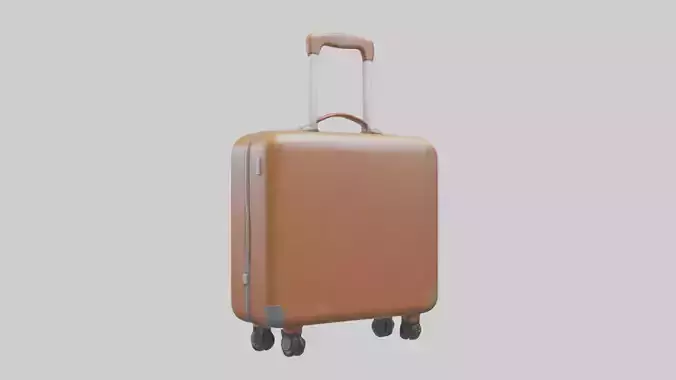 Cartoon Suitcase model 3D model