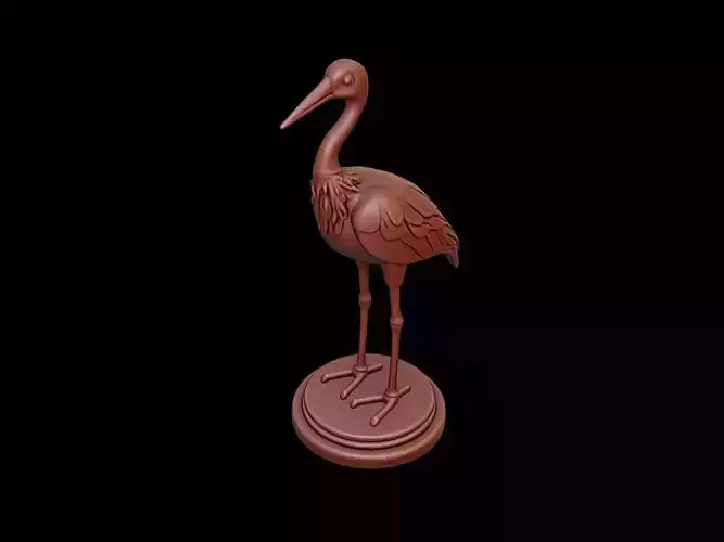 Stork Figure Printable