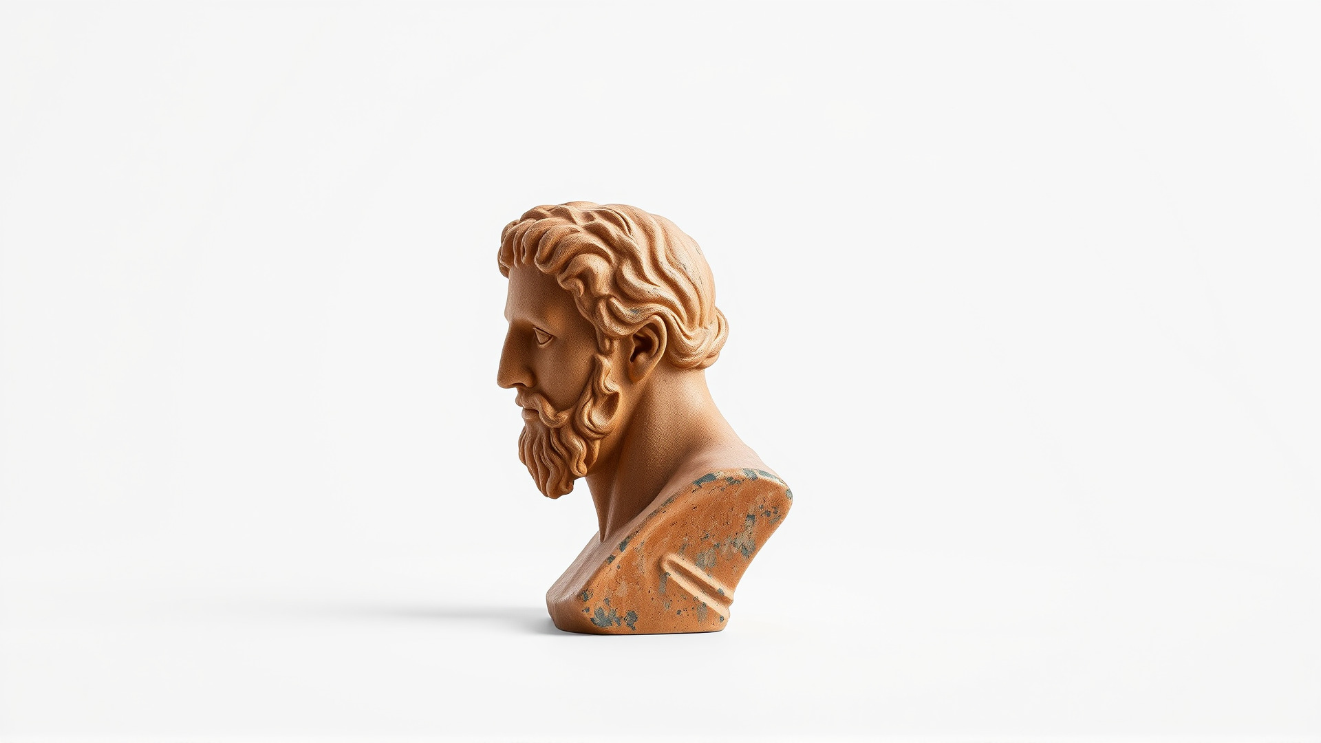 Ancient Greek Terracotta Statue model pack Low-poly 3D model_4