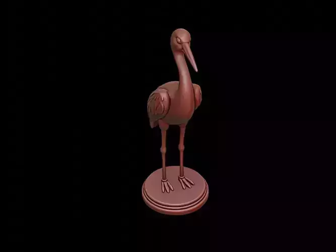 Stork Figure Printable