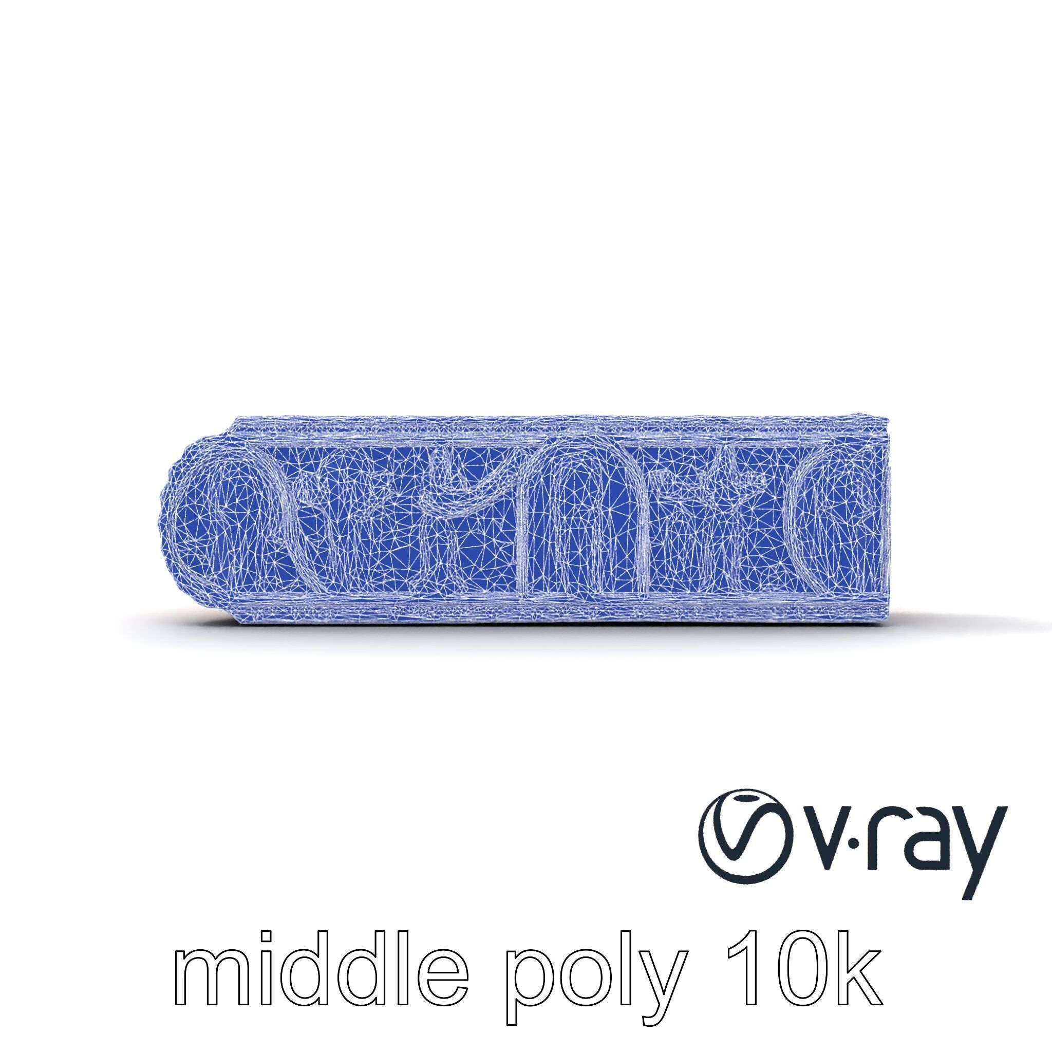 Byzantine Mosaic Panel Religious Iconography model pack Low-poly 3D model_31