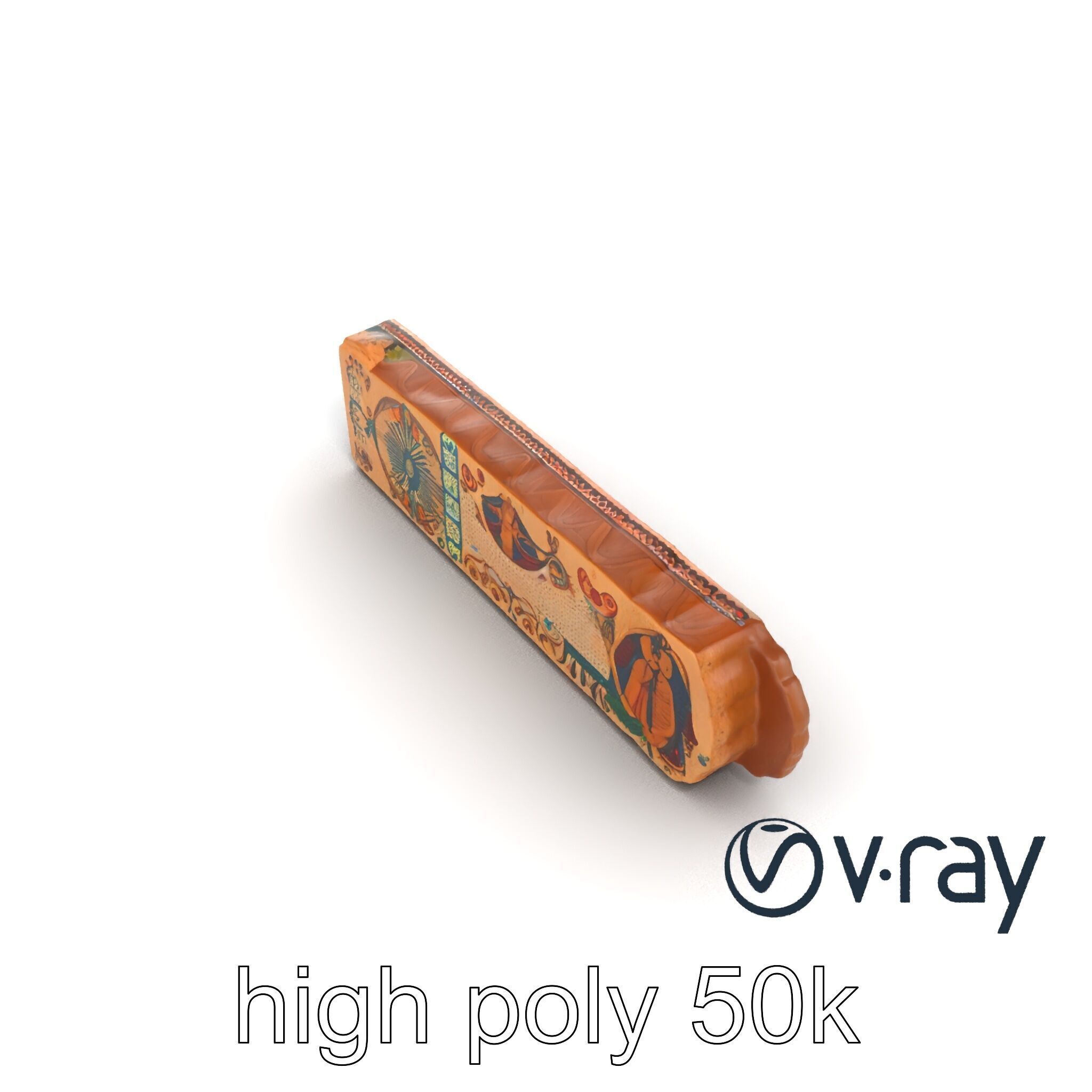 Byzantine Mosaic Panel Religious Iconography model pack Low-poly 3D model_19