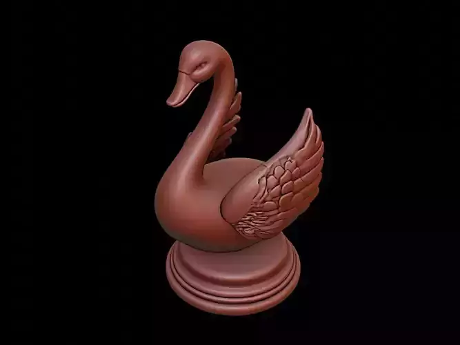 Swan Figure Printable