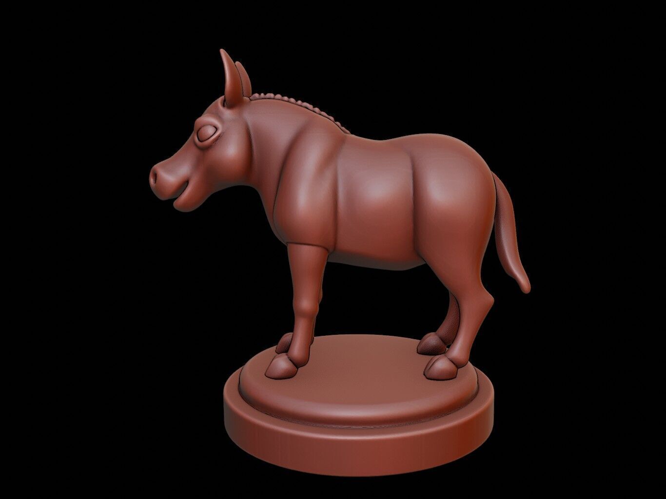 Tapir Figure Printable 3D print model_2