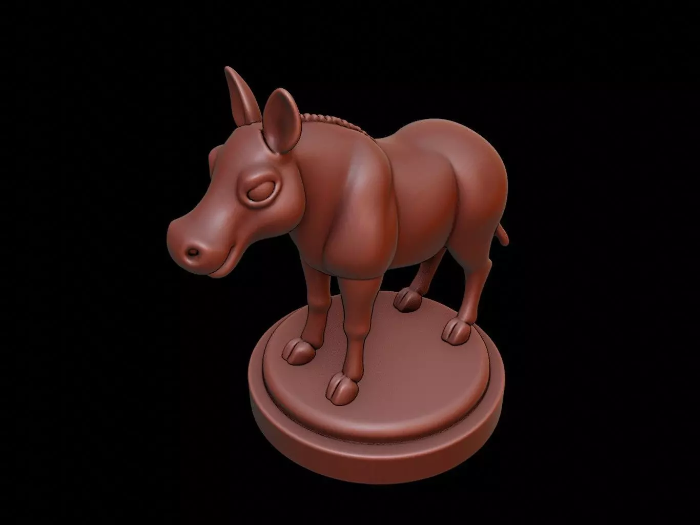 Tapir Figure Printable 3D print model_0