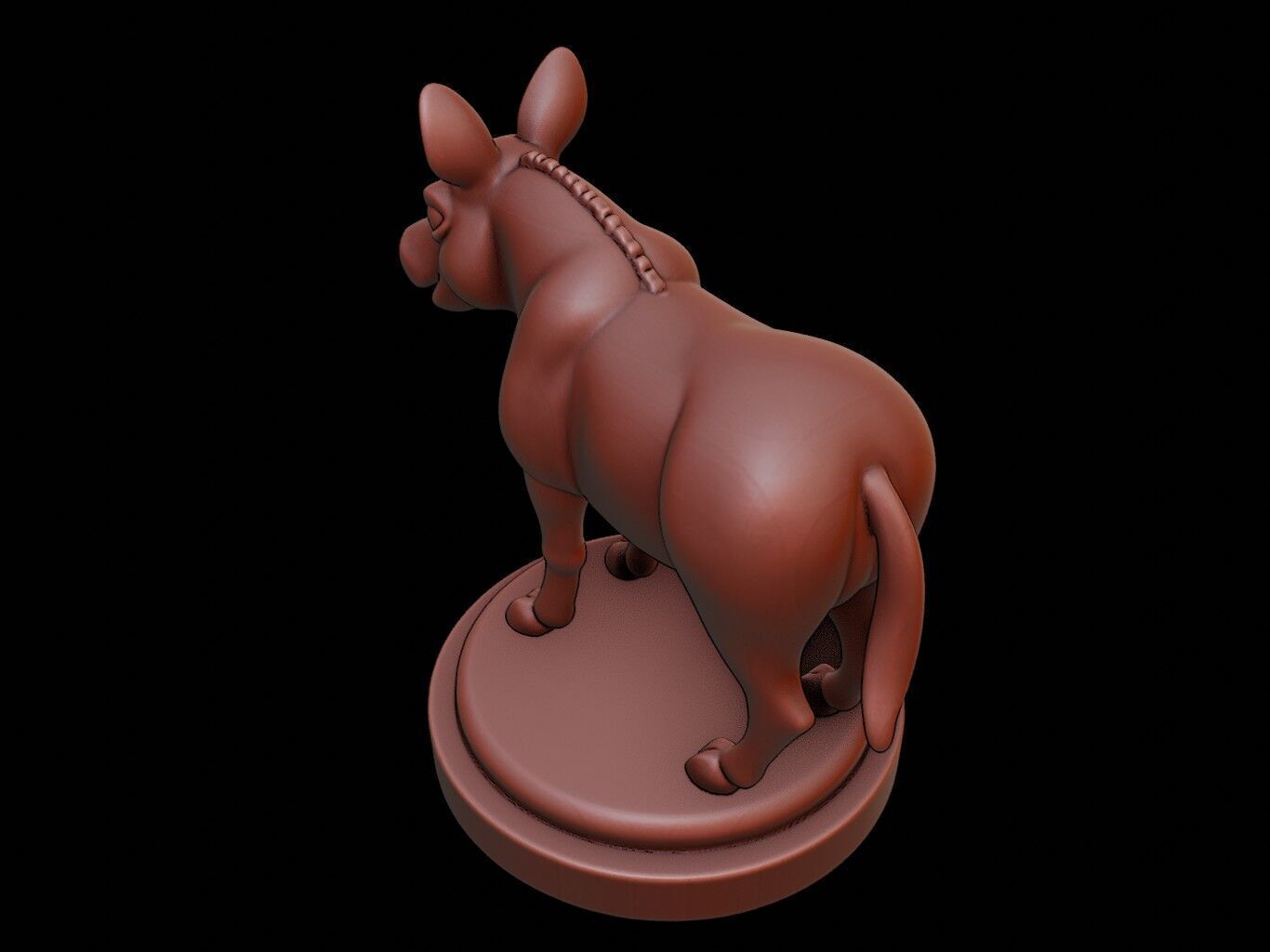 Tapir Figure Printable 3D print model_1