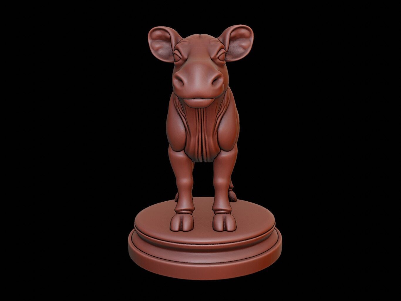 Tapir Figure Printable 3D print model_2