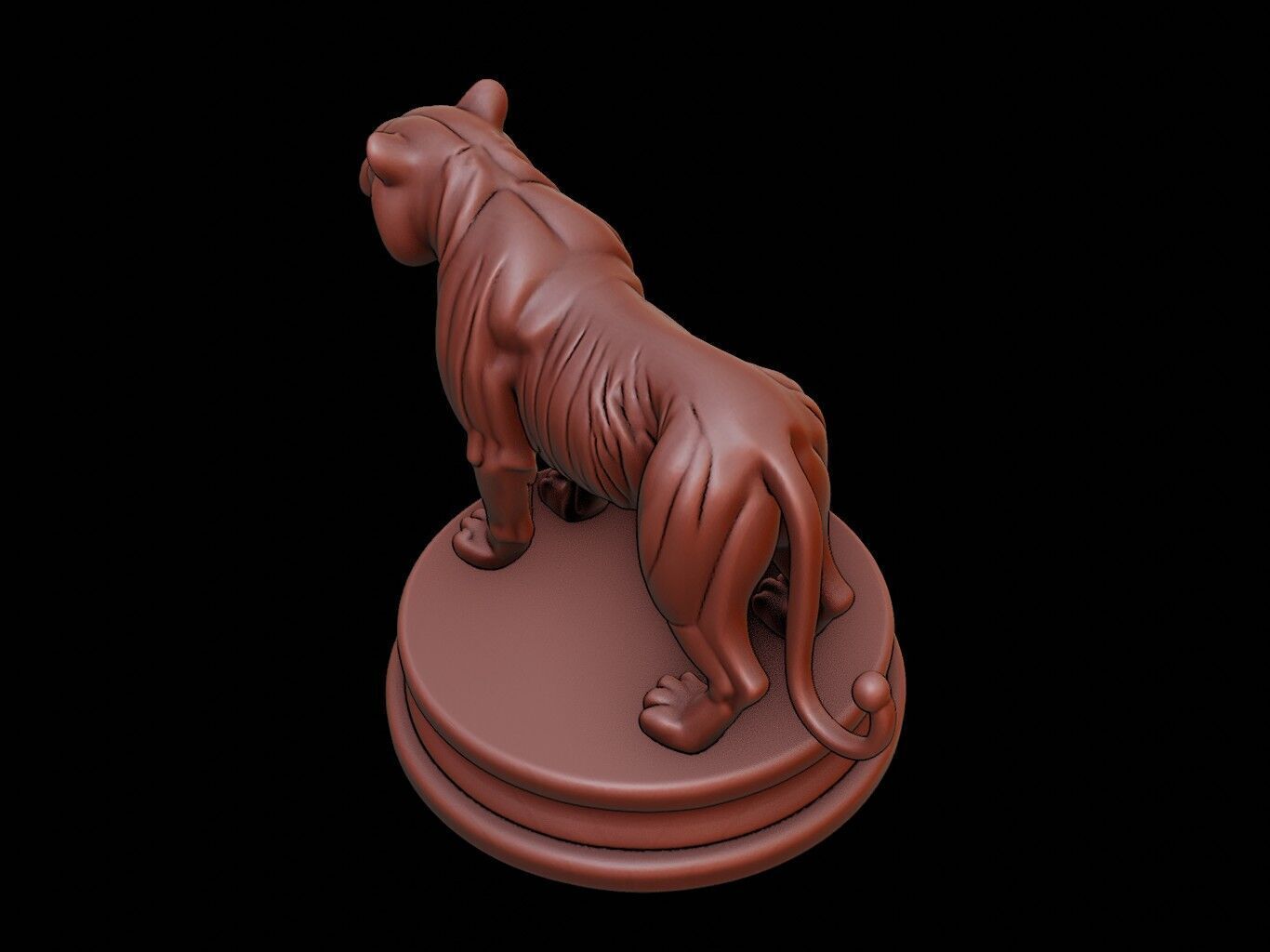 Tiger Figure Printable 3D print model_1