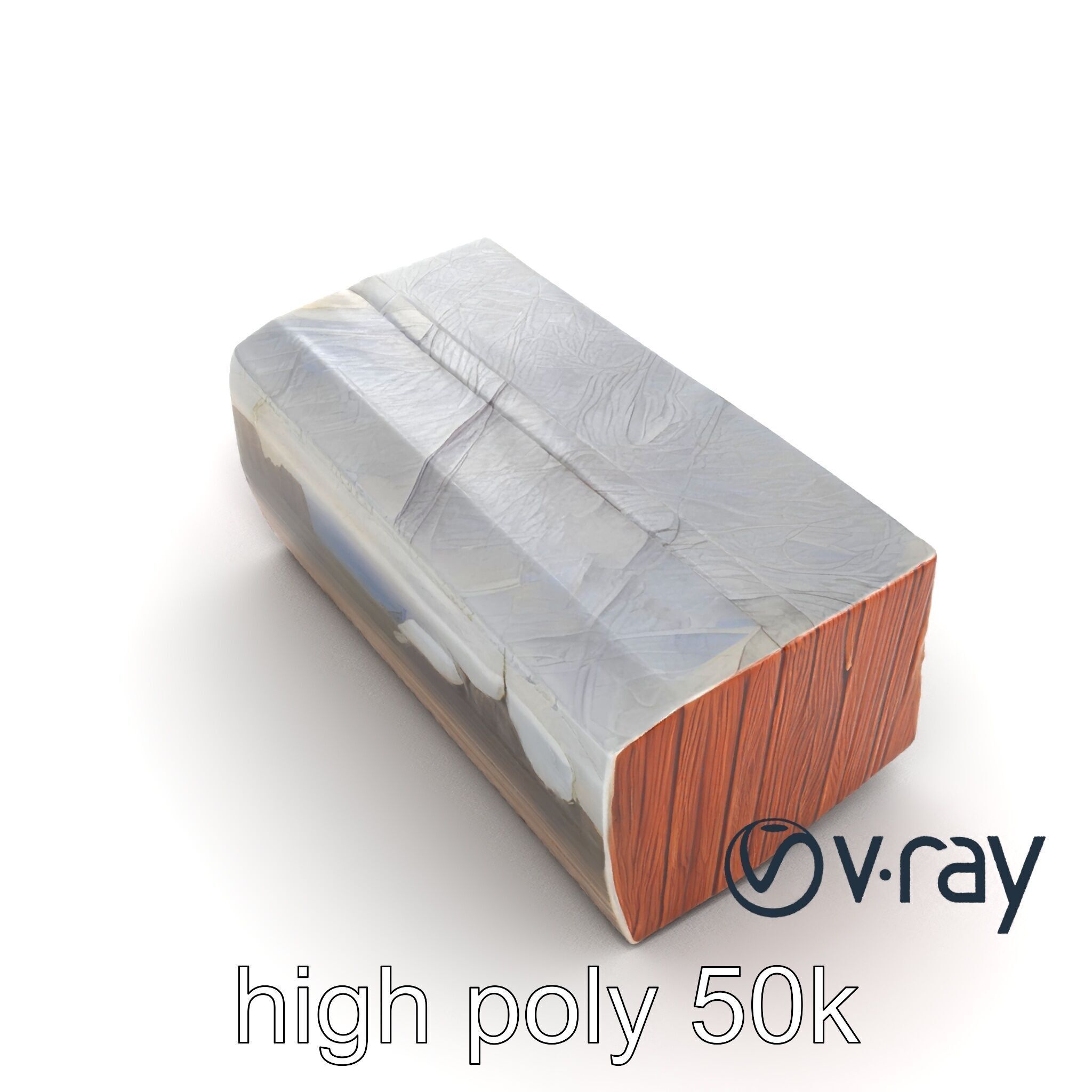 Pre-Raphaelite Oil Painting Natural Scenery model pack Low-poly 3D model_12