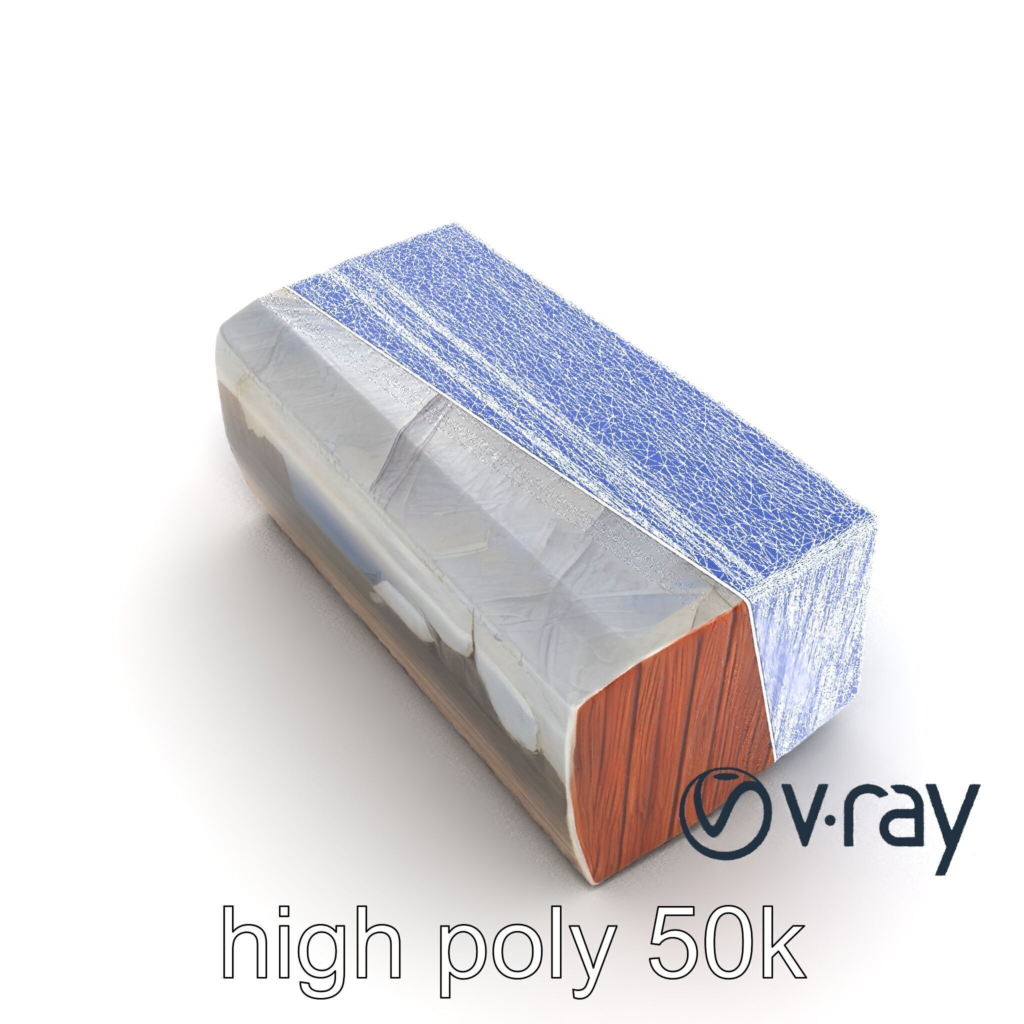 Pre-Raphaelite Oil Painting Natural Scenery model pack Low-poly 3D model_33