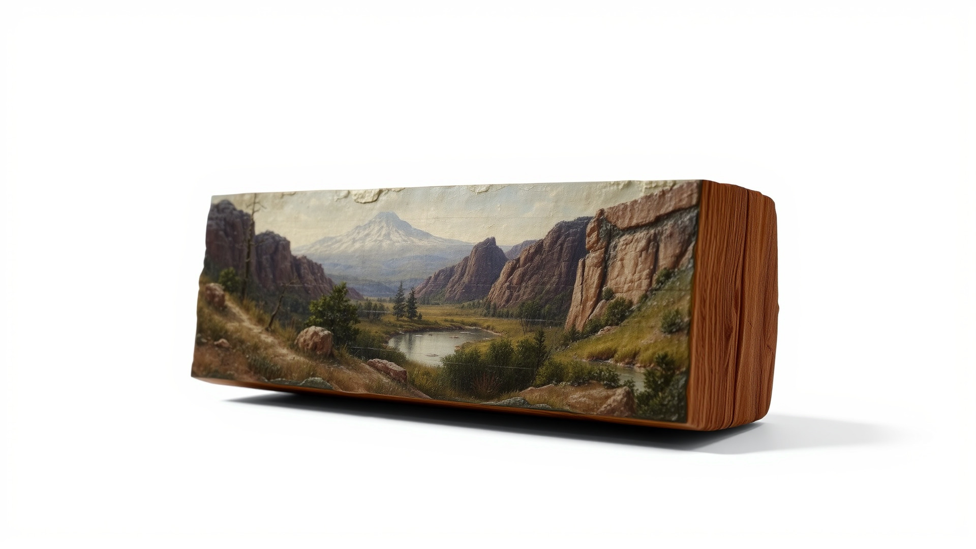 Pre-Raphaelite Oil Painting Natural Scenery model pack Low-poly 3D model_4