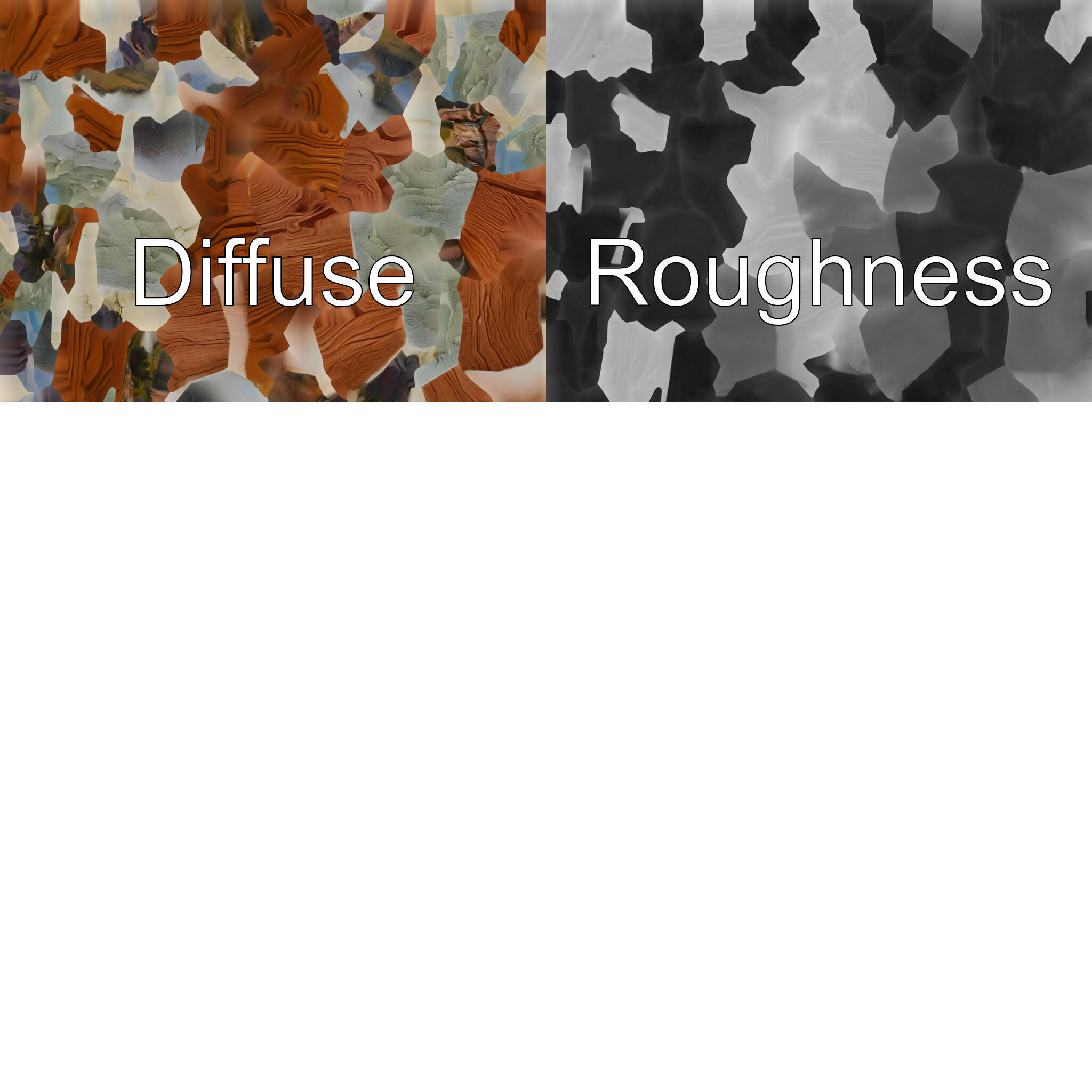 Pre-Raphaelite Oil Painting Natural Scenery model pack Low-poly 3D model_5