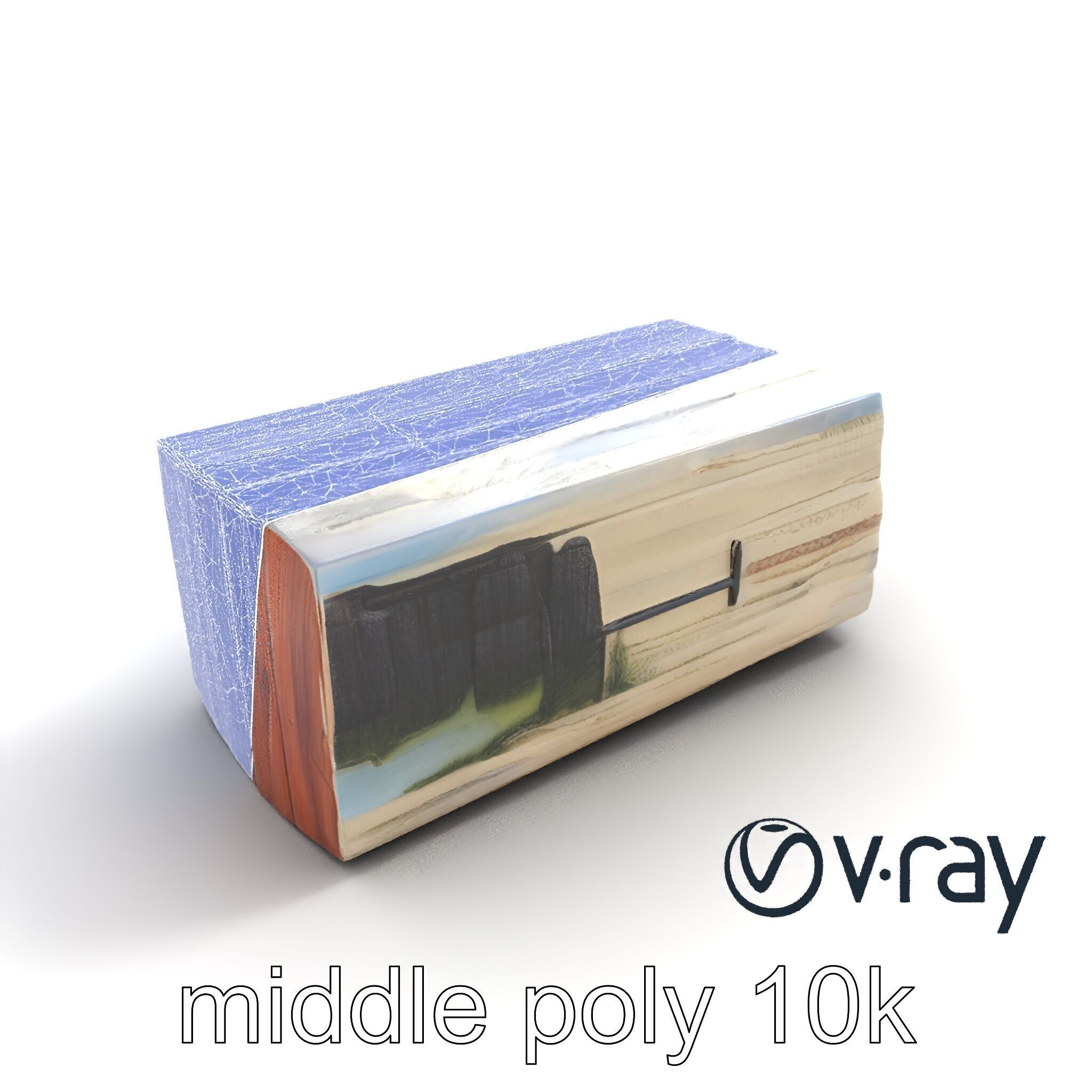 Pre-Raphaelite Oil Painting Natural Scenery model pack Low-poly 3D model_23