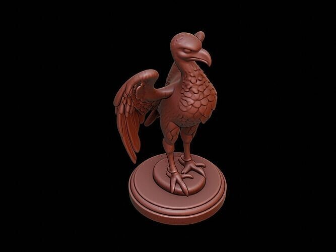 Vulture Figure Printable 3D print model