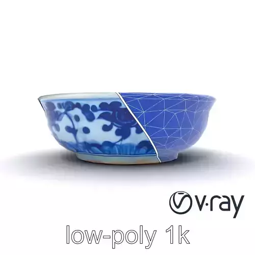 Imperial Chinese Porcelain Bowl model pack
