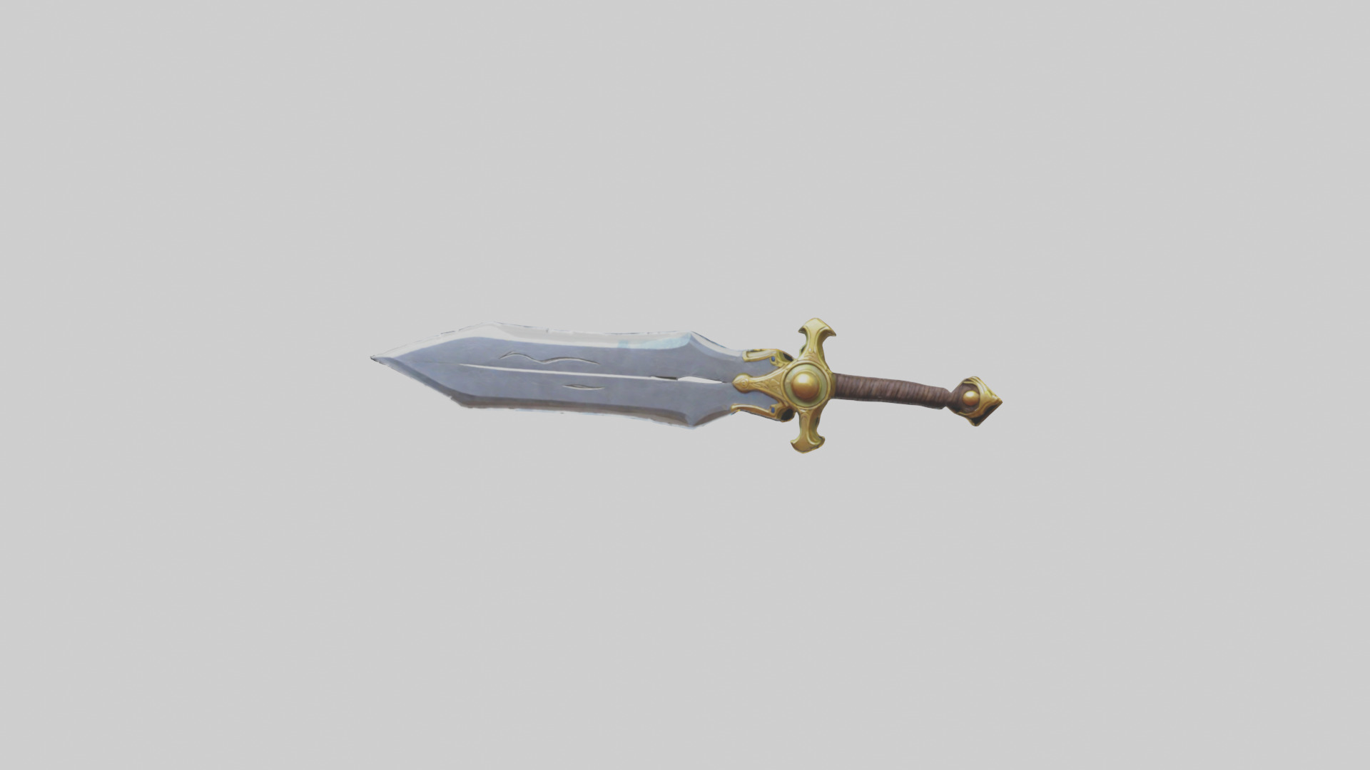 Cartoon Sword model 3D model_9