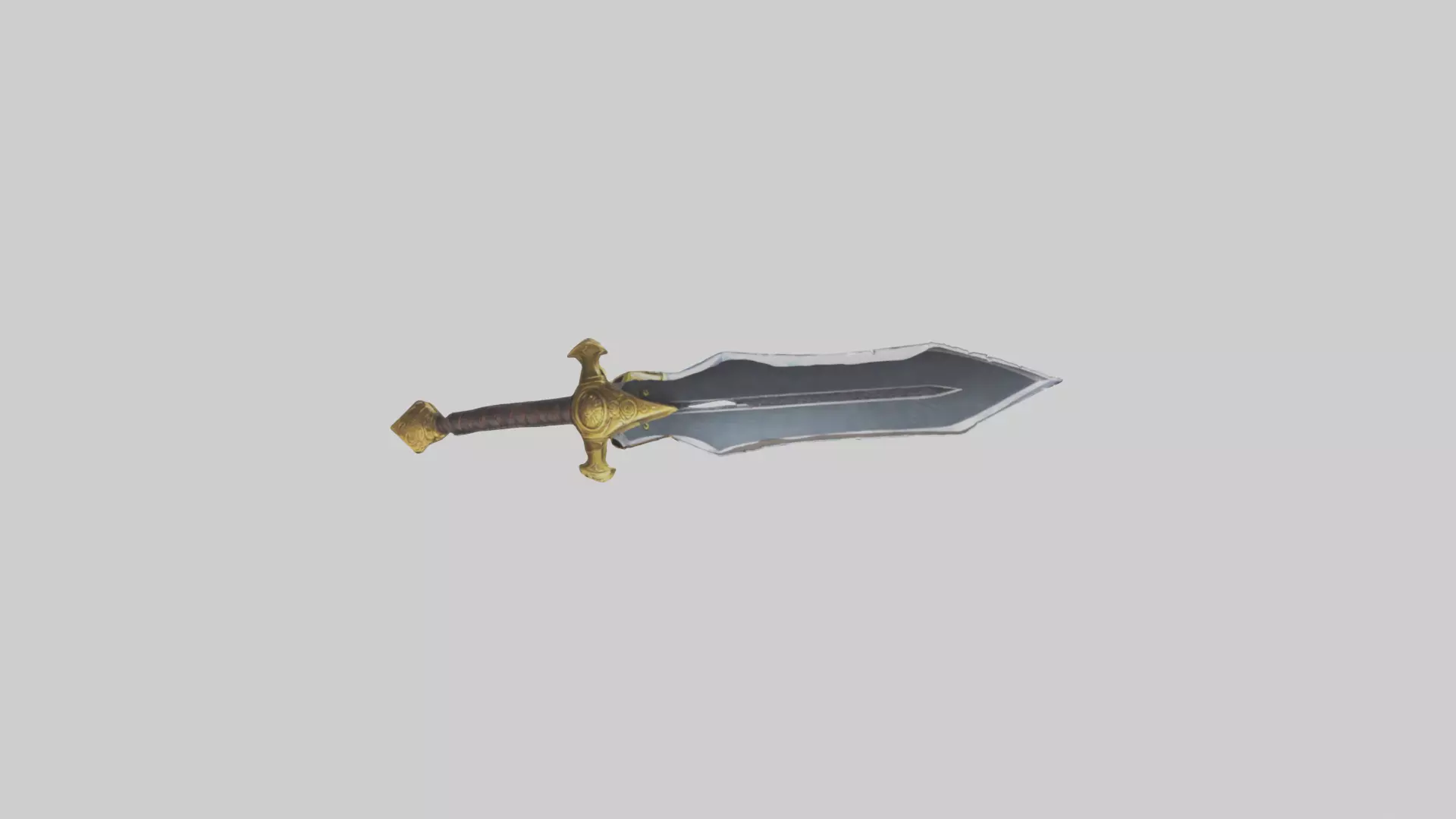 Cartoon Sword model 3D model_0