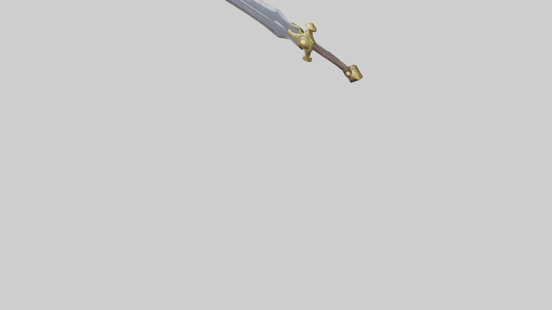 Cartoon Sword model 3D model_5