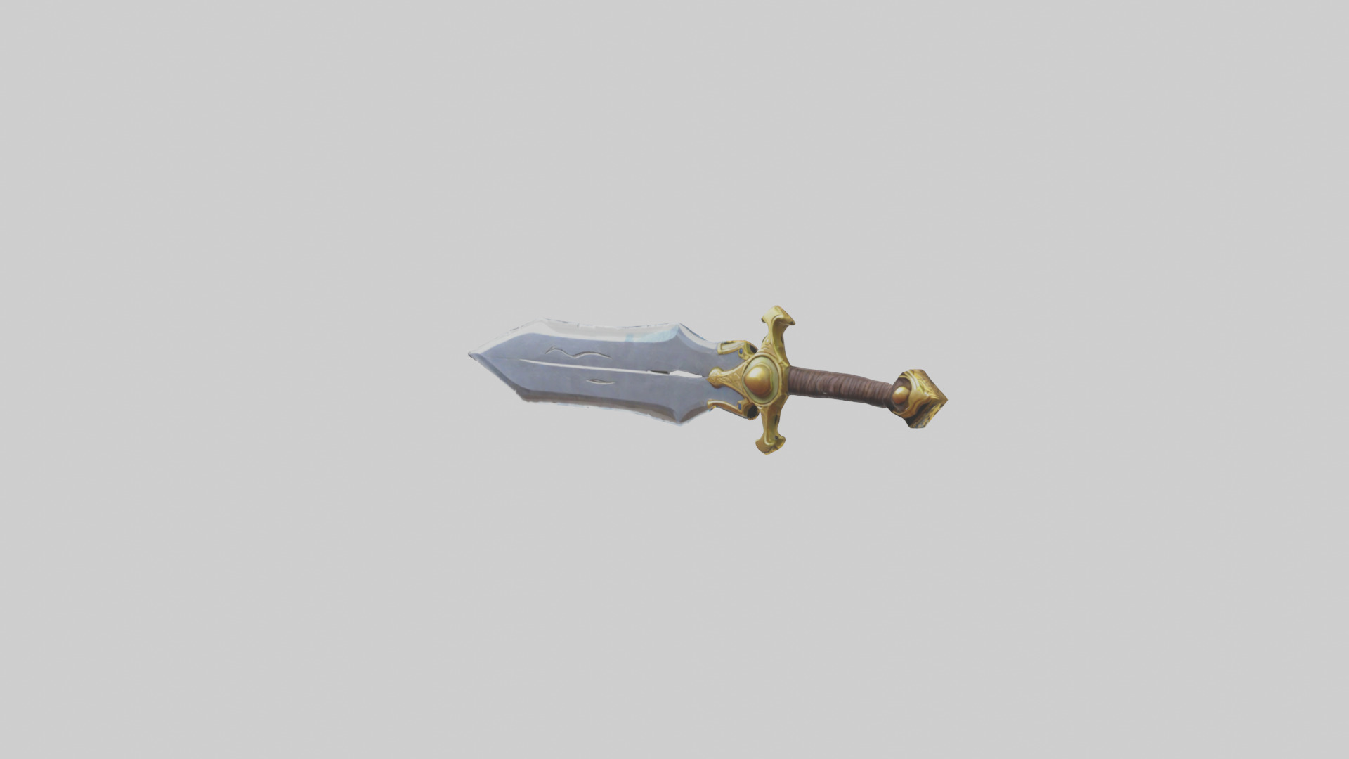Cartoon Sword model 3D model_8