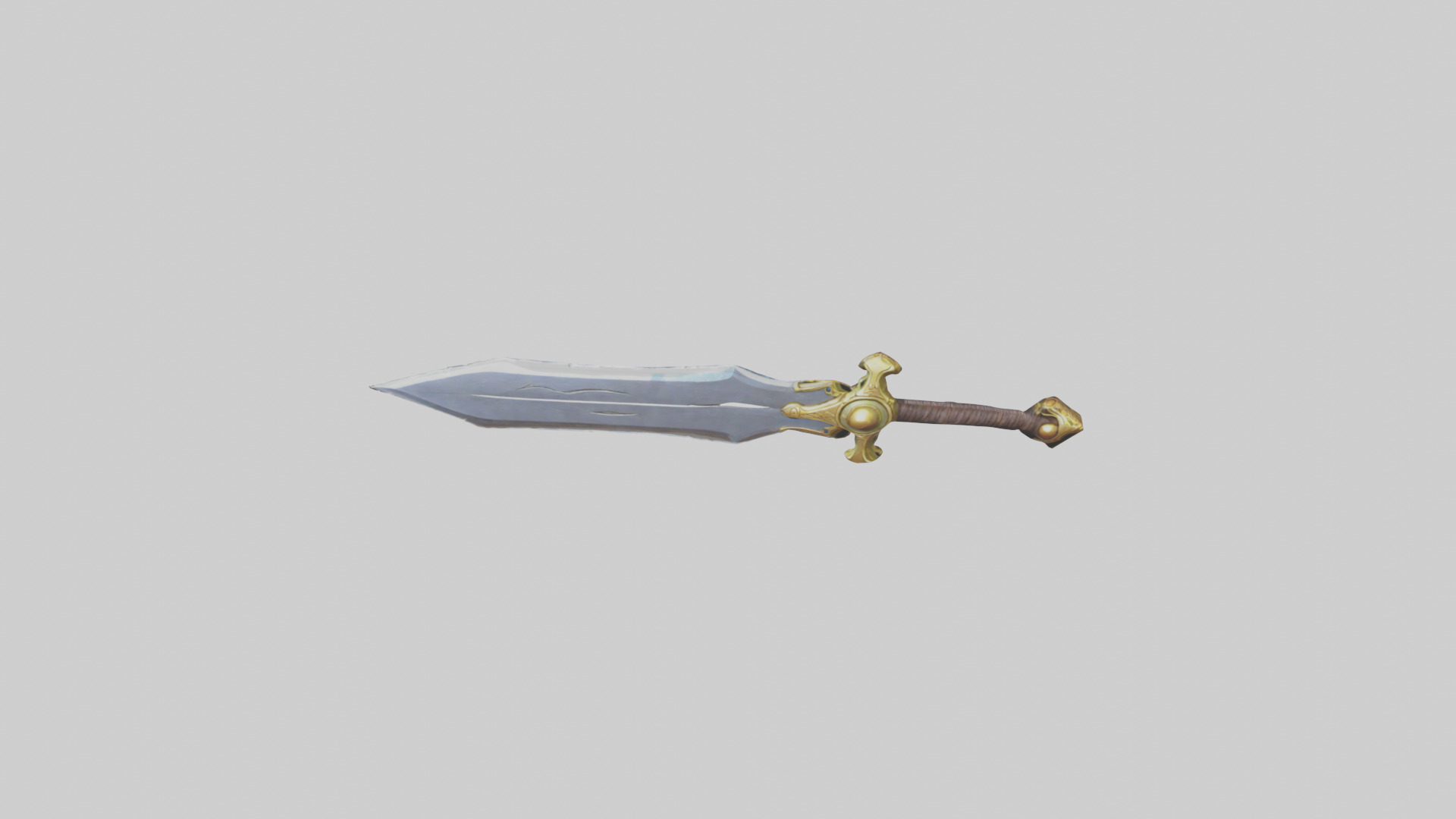 Cartoon Sword model 3D model_16