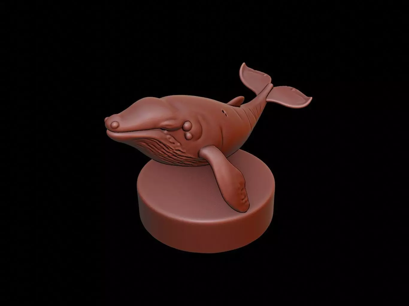 Whale Figure Printable 3D print model_0