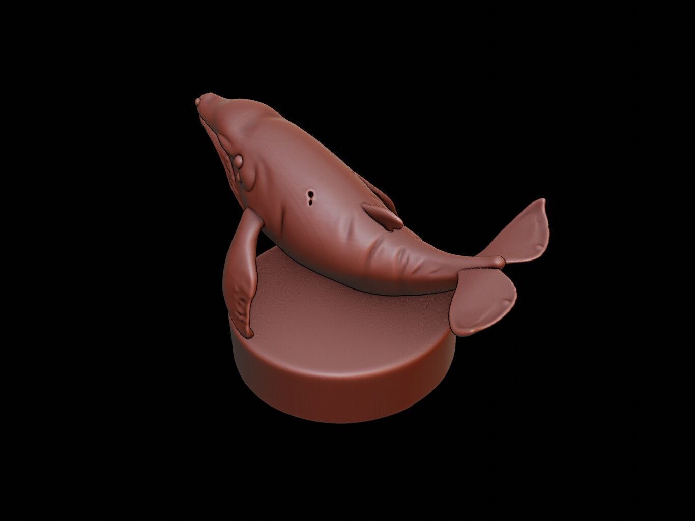 Whale Figure Printable 3D print model_1