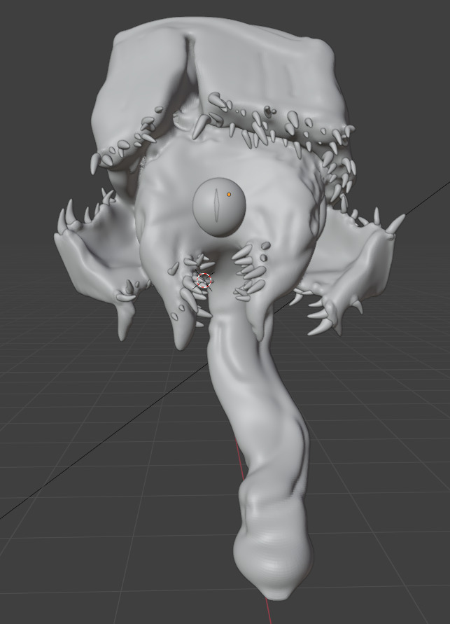 Fantasy Monster Mimic Free 3D model_3