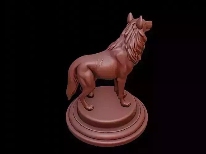 Wolf Figure Printable