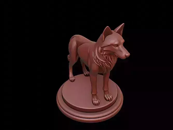 Wolf Figure Printable