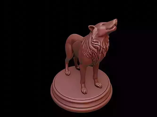 Wolf Figure Printable