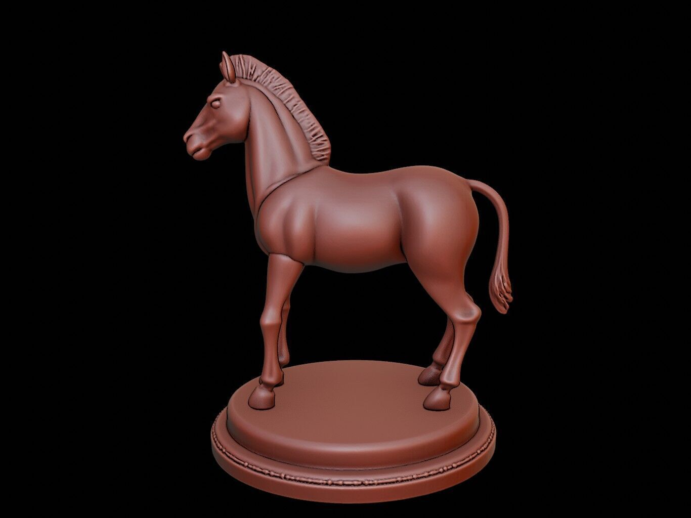 Zebra Figure Printable 3D print model_2