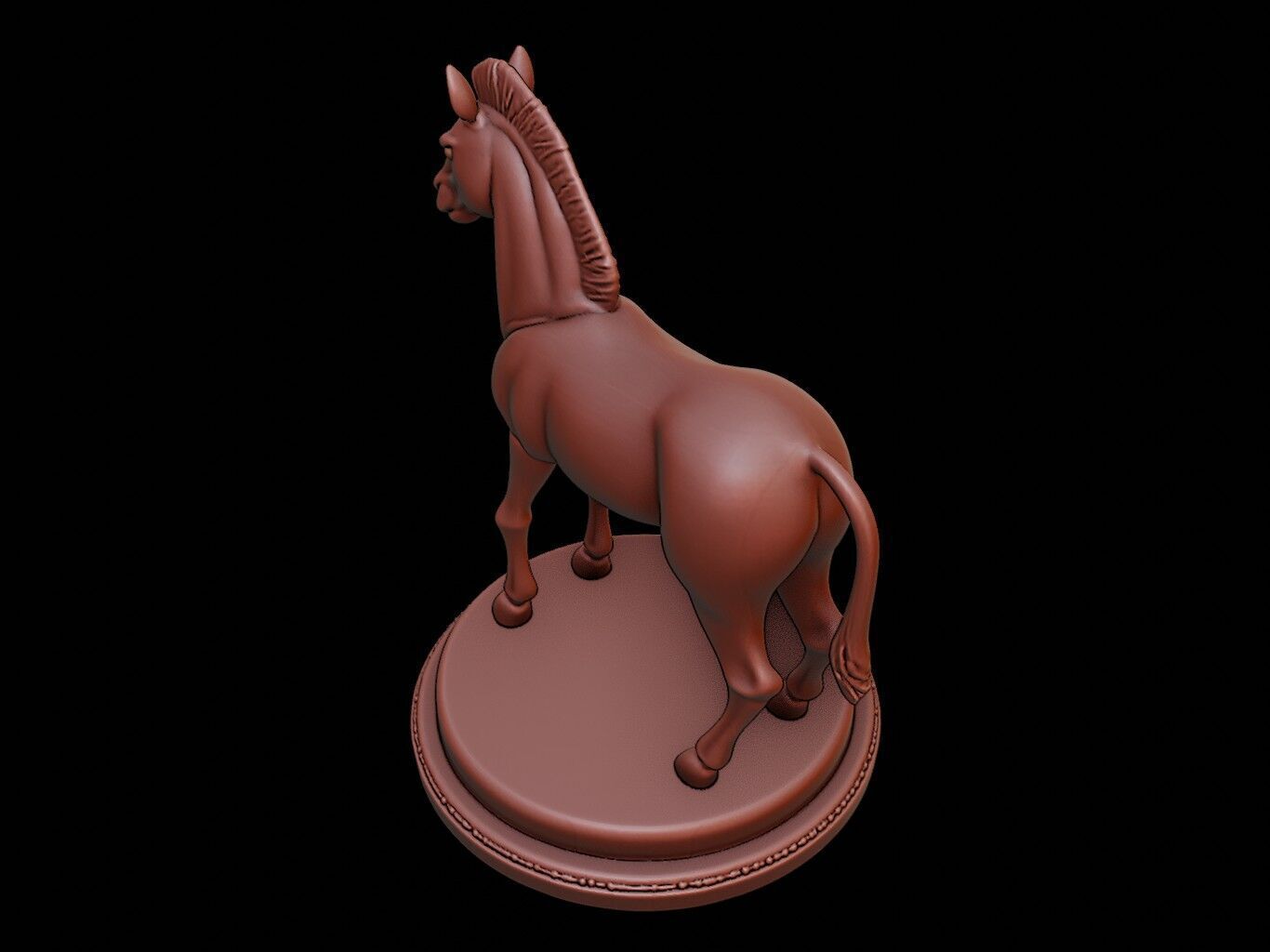 Zebra Figure Printable 3D print model_1