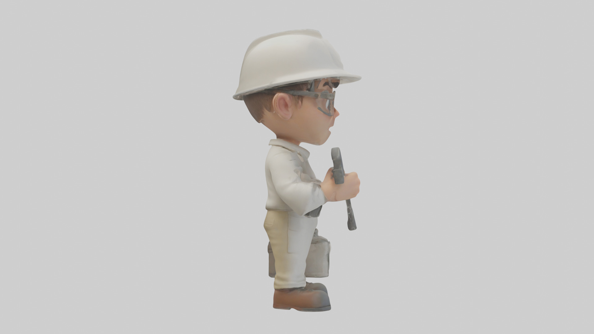 Cartoon Technician model 3D model_13