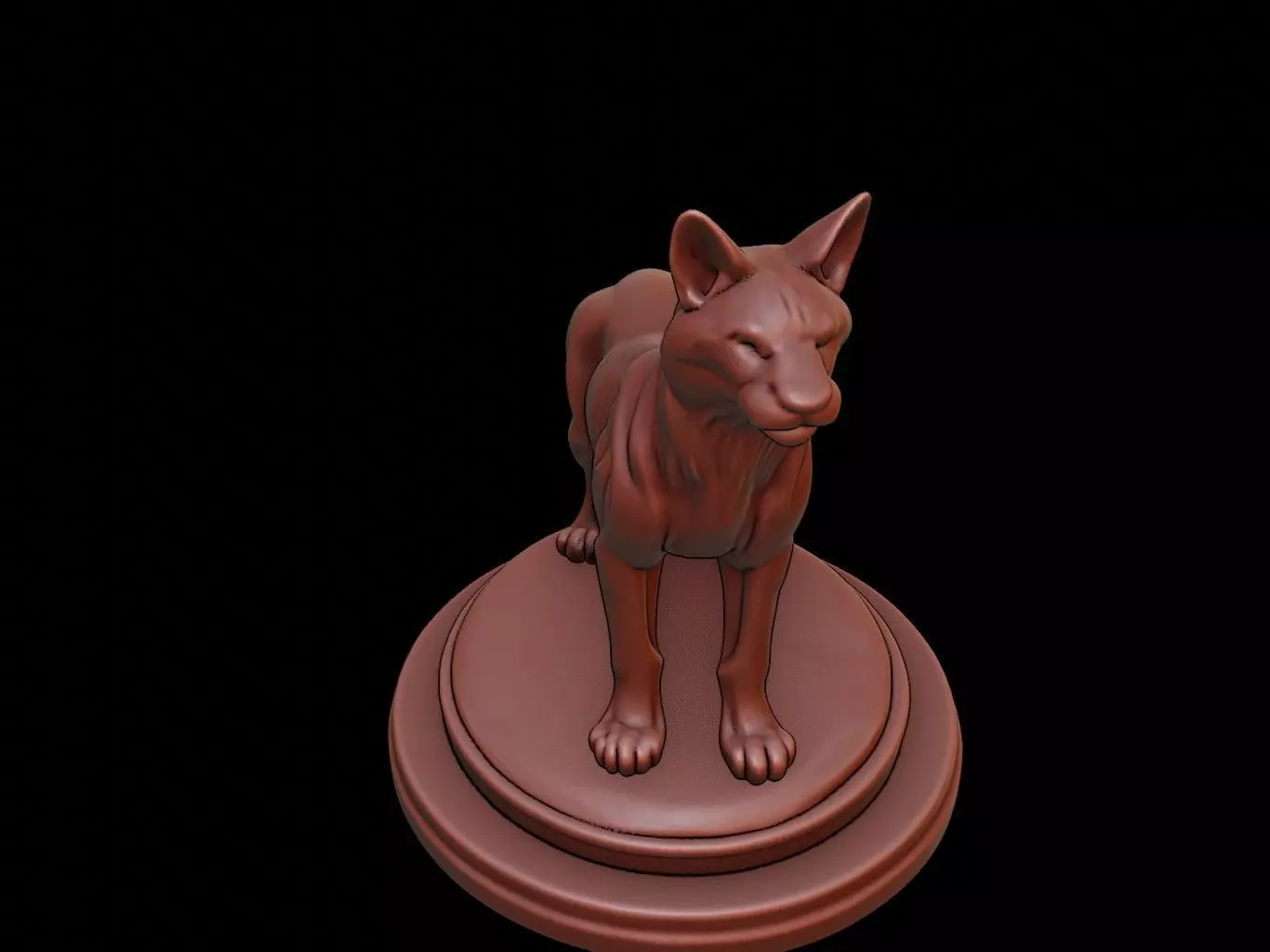 Lynx Figure Printable 3D print model