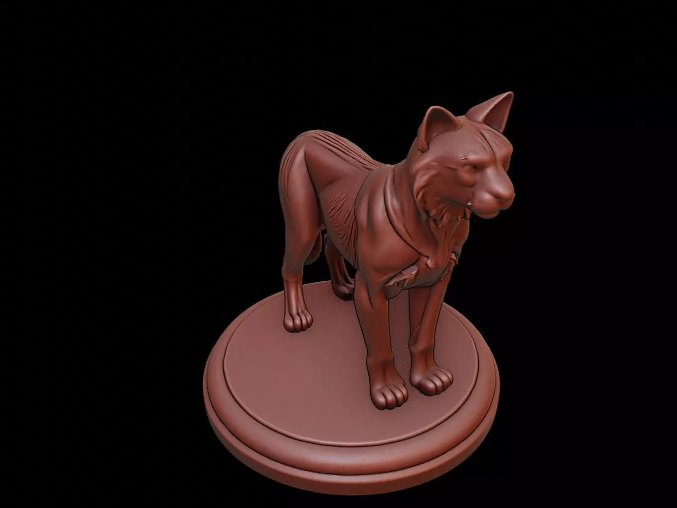 Lynx Figure Printable 3D print model