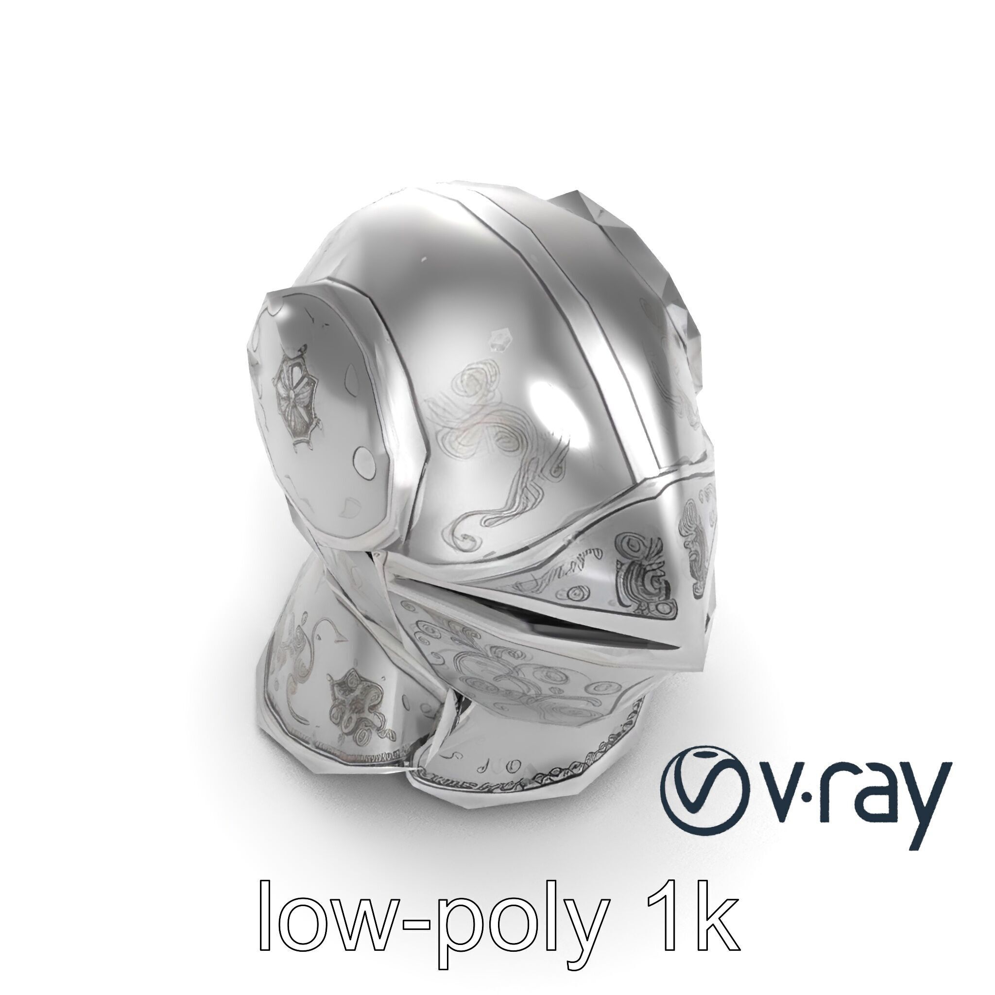 Renaissance Knight Armor 3D model pack Low-poly 3D model_20