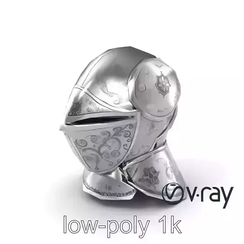 Renaissance Knight Armor 3D model pack Low-poly 3D model