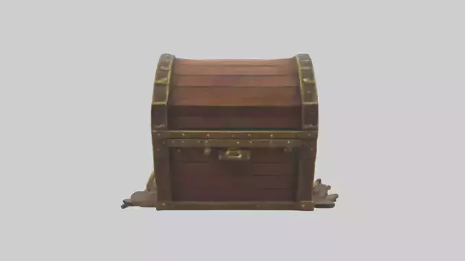 Cartoon Treasure Chest model