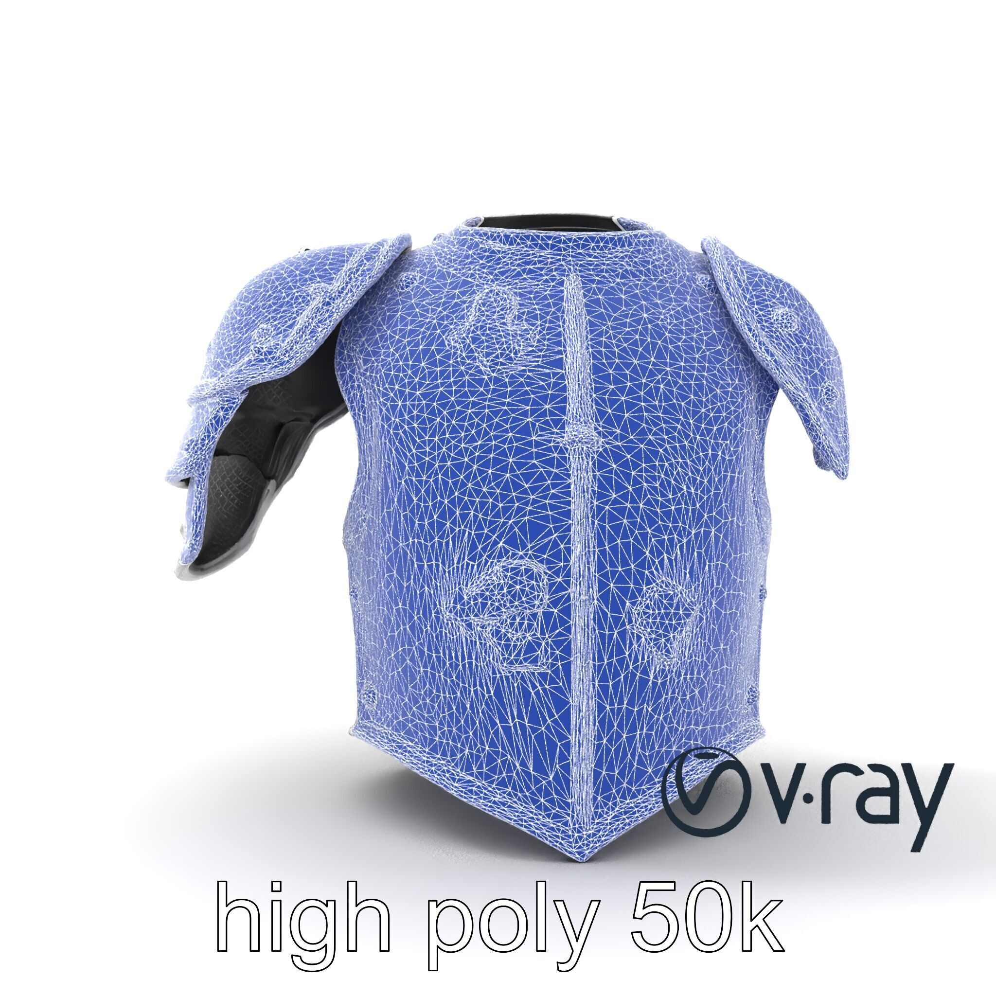 Legendary Paladin Armor Radiant Steel model pack Low-poly 3D model_29