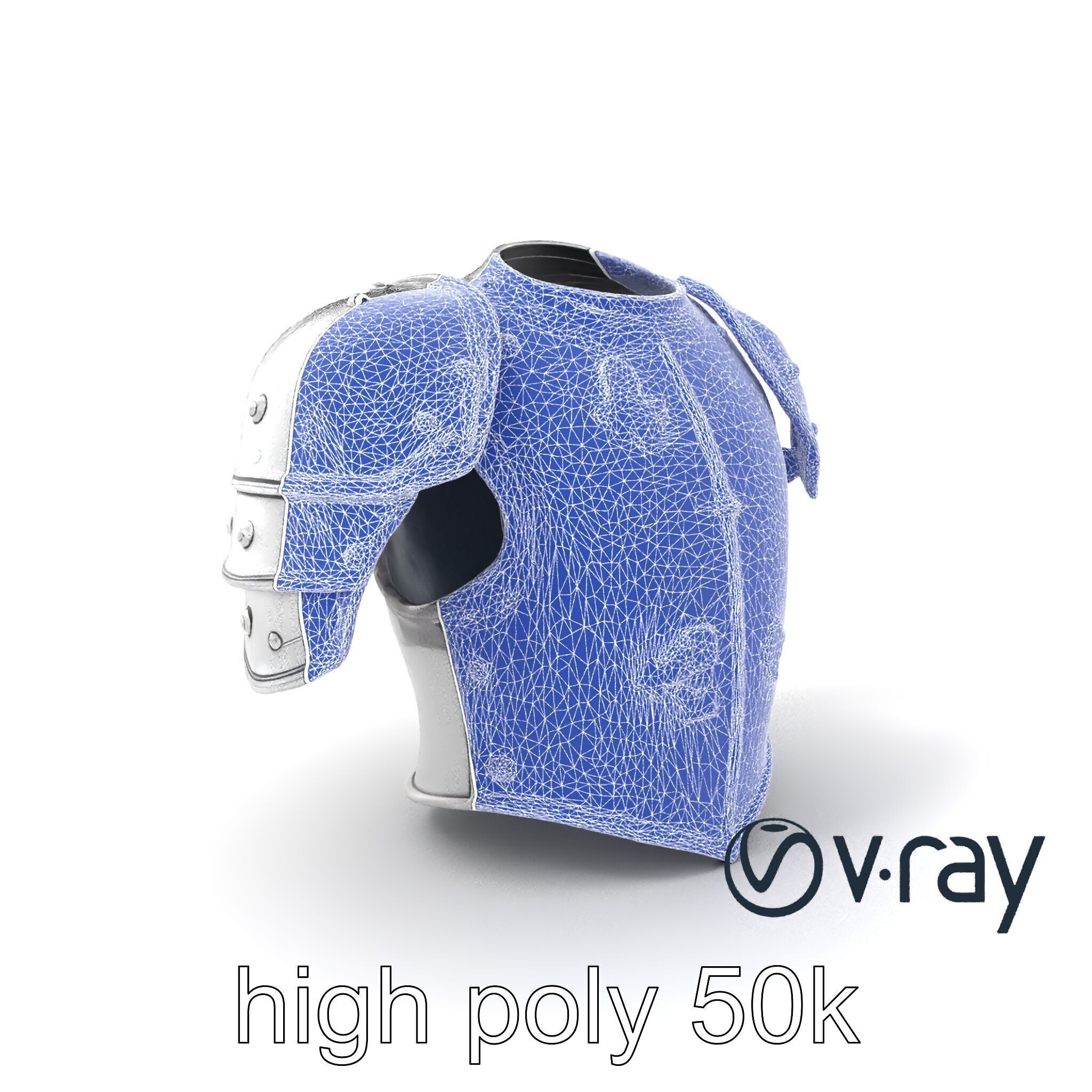 Legendary Paladin Armor Radiant Steel model pack Low-poly 3D model_23