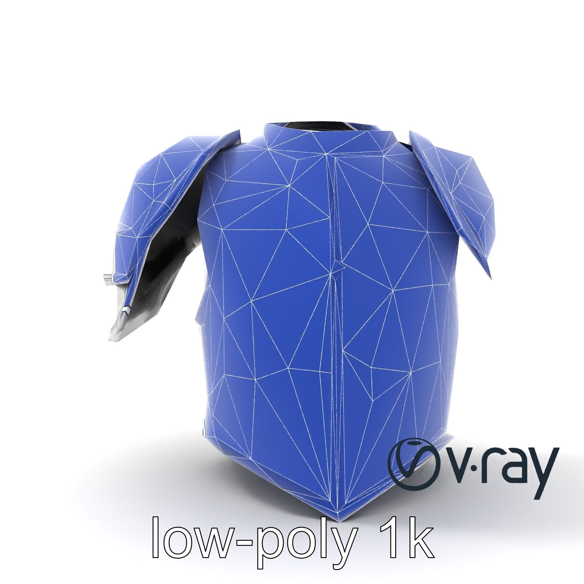 Legendary Paladin Armor Radiant Steel model pack Low-poly 3D model_22