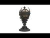 devil head statue 03 Low-poly 3D model_1