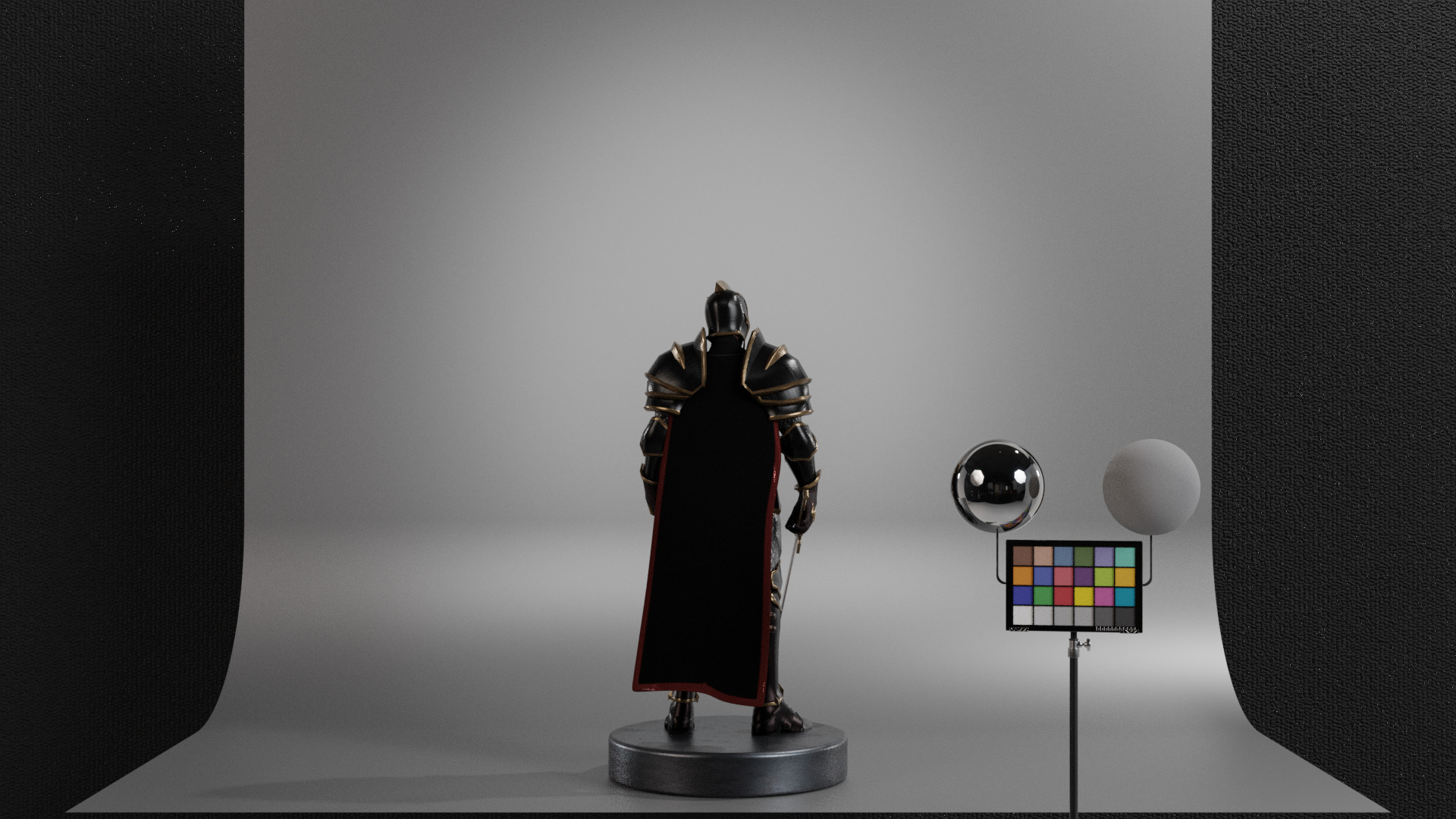 Black Knight Low-poly 3D model_12